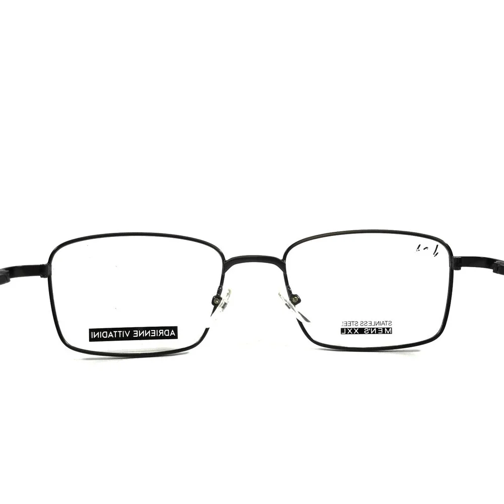 Adrienne Vittadini Eyeglasses Frames AV6034 OUH Gunmetal Rectangle 52-19-150